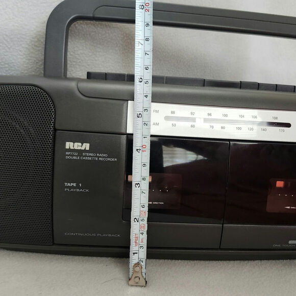 Vintage RCA Boombox Radio Tape Player RP-7722A Cassette Recorder Am/Fm - Picture 10 of 10